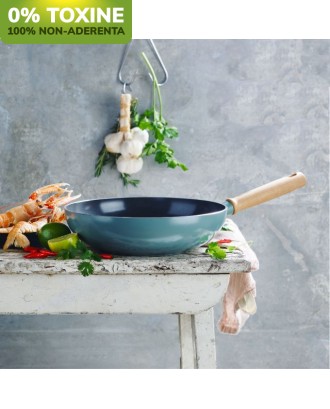 Tigaie wok ceramica non-aderenta Mayflower, 28 cm - GREENPAN